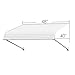 Kozyard PVC Awning for Door Entrance - Durable Porch Awning for House - Exterior Door Canopy - Front-Door Awnings - Weather-Resistant