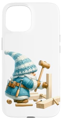 Woodworker Gnome Funny Woodworking Dad For Men Carpenters Hülle für iPhone 15