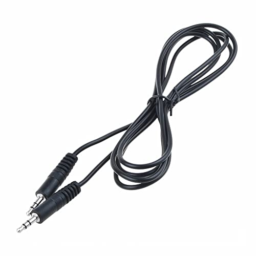 Cable de audio Jack 3.5 mm negro 6ft miniatura 5