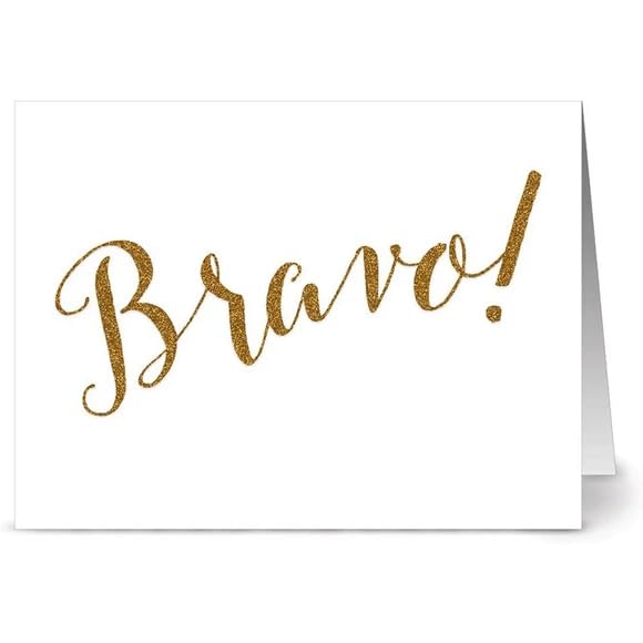 Image of Show-Offs 36 Congratulations Cards - Perfect for Graduation Greeting Cards - 6 Gold Congrats Words with Envelopes