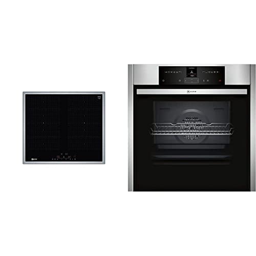 Neff T56BD60N0 Induktionskochfeld N70 & B55CR22N0 Einbau-Backofen N70 / 60 cm/A+ / 71 l/Edelstahl/Slide&Hide…