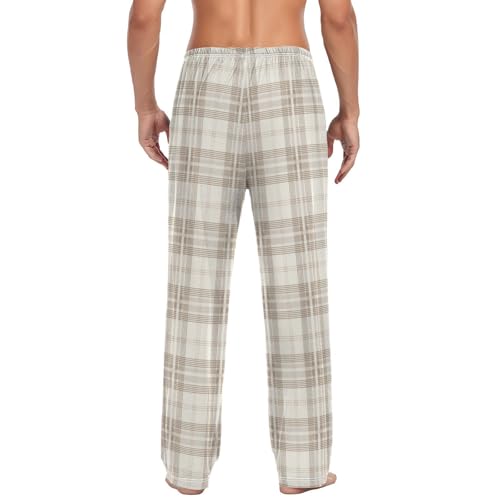 GuoChe Soft Pajama Pants For Men Men Pjs Pants with pockets for Spring Sweatpants Small2