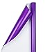 JAM PAPER Gift Wrap - Glossy Wrapping Paper - 25 Sq Ft - Purple - Roll Sold Individually