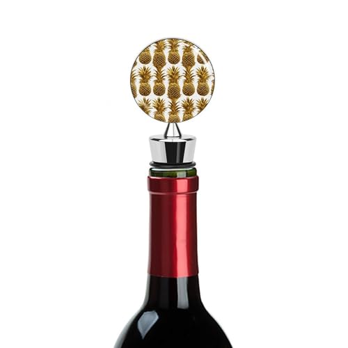 Bouchon de vin ananas doré idéal pour les fêtes et les bars - 7