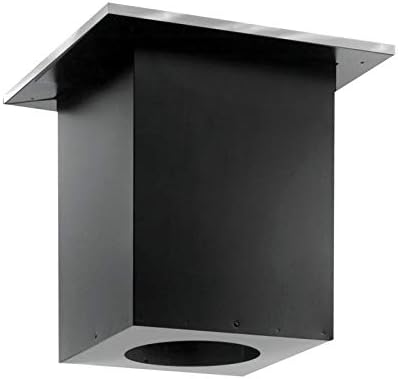 Simpson Dura-Vent 46DVA-CS Duravent Support Box Direct Vent [Misc.], 4 x 6-5/8, Black