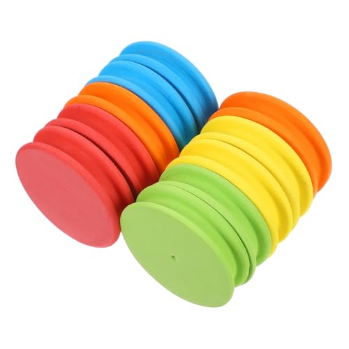 ifundom Durable Fishing Line Winding Boards 10pcs Main Bobbin Coils Colorful Foam Spools