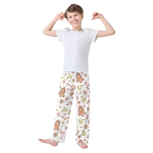 Boys' Pants Christmas Tree Candy Berry Long Bottoms Jogger Pants Elastic Waist Trousers with Pockets S-XL2