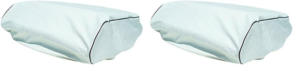 Image of ADCO 3022 Deluxe RV Blizzard Air Conditioner Cover, Size 22, White (Pack of 2)
