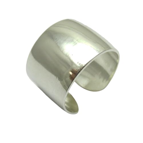Bague en argent massif 925 large Empress pour sublimer vos tenues de bureau