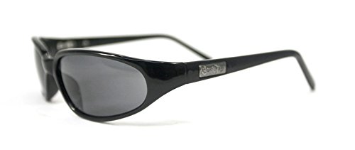 Black Flys Micro Fly Sunglasses - Shiny Black - Smoke Polarized Lenses