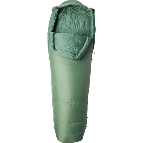 Mountain Hardwear Yawn Patrol 30F Down Sleeping Bag, Aloe, Long/Right Zip