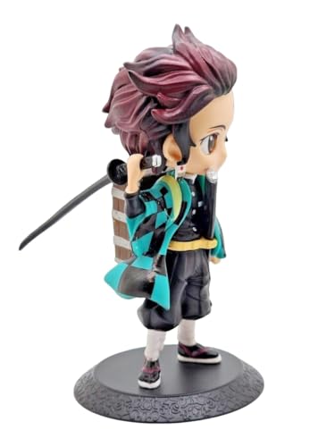 Image of Anime Cartoon Character Q Posket Action Figure | Limited Edition | Attractive Lightweight Durable Toy Figures for Home Decors Office Desk and Study Table (Tanjiro)