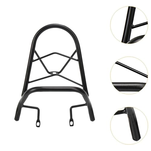 Porte-bagages arrière en métal robuste support de modification pour moto custom - 4