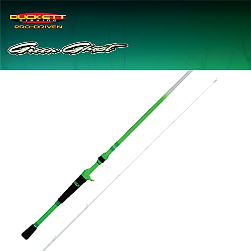 Duckett Fishing Green Ghost 6.9" Medium Fast Angling Fishing Casting Rod |True Split Reel Seat, Sensi-Touch Blanks #TOP4