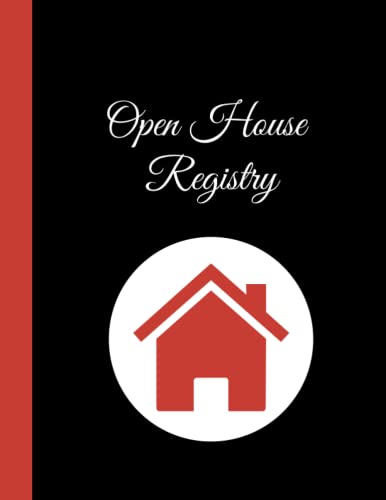  Open House Registry: Open House Sign in Book Real Estate, Visitor Registration Book, Guest Registration Book for Realtor, Real Estate Agent, Broker, ... for Realtor, Open House Registration Book