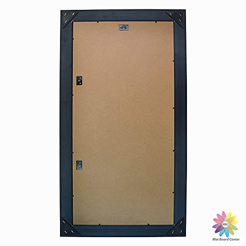 Mbc Mat Board Center, Triple Diploma Frames For Three(3) 8.5X11 Certificates/Documents/Degree With Black Over Gold Mat, Wall Mount Display, Tempered Glass (Vertical, 14X29, Ornate Gold/Black) #TOP3