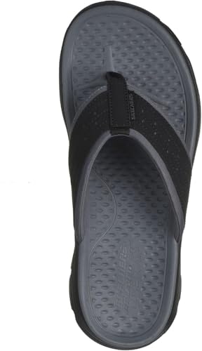 Skechers - Mens Revolted Sd - Mavis Thong Sandal, Color Black, Size: 14 M US