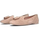 Pretty Ballerinas Faye - Deluxe Mokassin Ballerina - Schuh inspiriert von der Schauspielerin Faye Dunaway (Beige - 36)