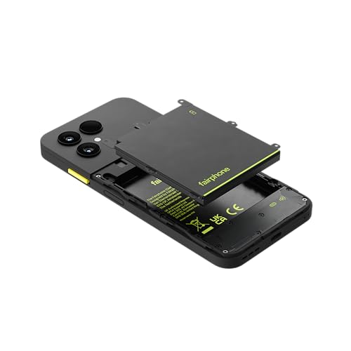 Fairphone Gen. 6 (reparierbares, nachhaltiges und langlebiges Smartphone (6,31"-Display, 50-MP-Dual-Kamera, 8GB/256GB, 4415 mAh, Android 15)) inkl. iFixit Schraubendreher