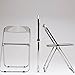 Inspirer Studio Contemporary Bauhaus Style Transparent Folding Chair (Clear)