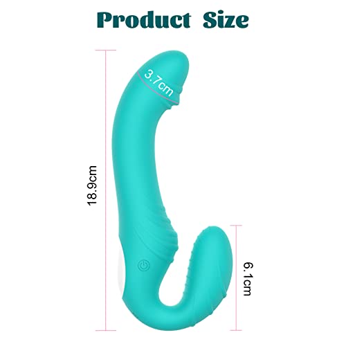 Strapless Strap-On Dildo Vibrators, Adult Sex Toys For Women,Lesbian With 9 Vibrating Modes, App Control Double Ended Vibrator, Rechargeable Clitoral Stimulator Toys For Men Couples #TOP4