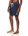 Nautica Mens Quick Dry Solid Fashion Swim Trunks, Navy, Medium US