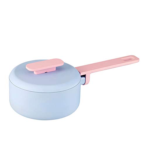 QSYJCCXD Milk Pan,Saucepan,Nonstick Sauce Pan Small Pot with Lid for Warming Milk,Cooking Porridge Noodles (Color : Green)