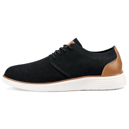 Image of VILOCY Men's Fashion Dress Sneakers Casual Walking Shoes Business Oxfords Comfortable Breathable Lightweight Tennis
