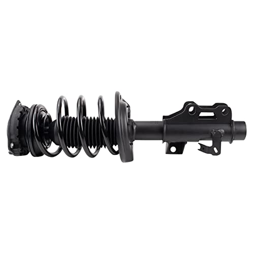 Image of TRQ Front Driver and Passenger Side Strut and Spring Assembly Set Loaded Compatible with 16-22 Chevrolet Camaro LT without Magnetic Ride Control 17-22 Camaro LS without Magnetic Ride Control