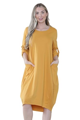 Robe Lagenlook avec poches janisramone et haut d'été élégant pour femme