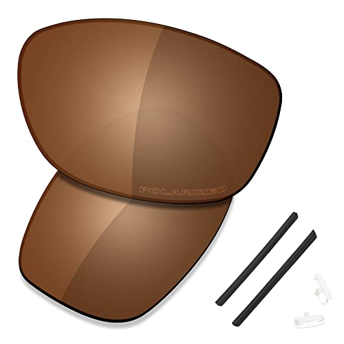 Image of SAUCER Premium Replacement Lenses & Rubber Kits for Oakley Conductor 8 OO4107 Sunglasses