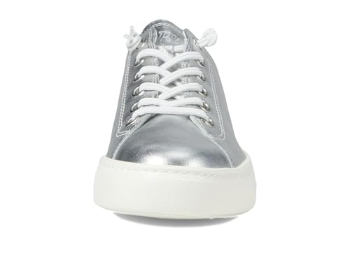 Image of Paul Green Womens Hadley Sneakers Alu Metallic Nappa 9.5 Medium