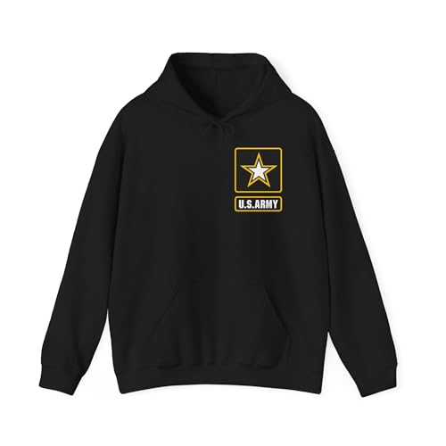 U.S. Army Military Logo Pullover Hoodie | Chest (US Alpha X-Large Regular Regular)