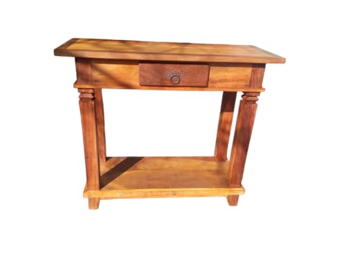 Aparador em madeira de demolição com 1 gaveta e 1