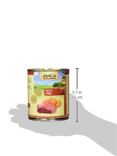 Mac's Rind & Kürbis, 6er Pack (6 x 800 g)