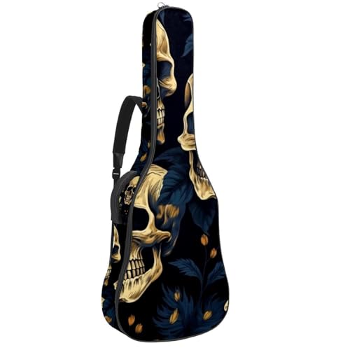 Sac pour guitare acoustique Halloween skull housse guitare électrique