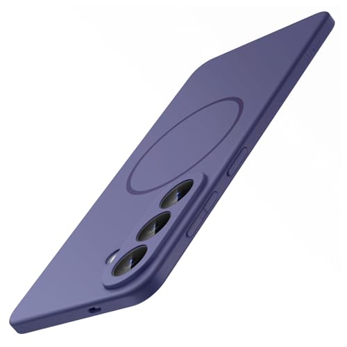 Image of JETech Magnetic Slim Cover Case for Samsung Galaxy S26, Compatible with MagSafe, Anti-Slip Grip & Full Camera Lens Protection, Ultra-Thin Lightweight Matte Finish Phone Cover (Cobalt Violet)