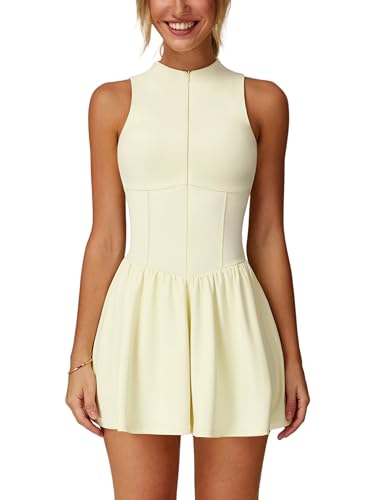 ABOCIW Zip Front Athletic Dress