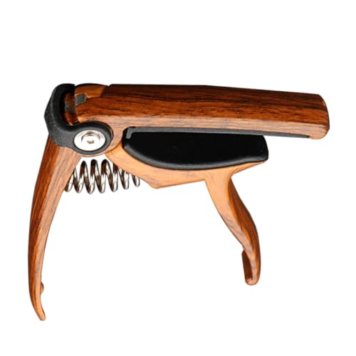 DRESSOOS ギター変調クリップ 耐久性のある亜合製 可能なクランプ圧力 アコースティック エレキギター用 ウクレレ対応 オシャレなデザイン 弦楽器アクセサリー