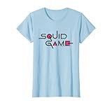 Producto oficial del juego del calamar con el diseño clásico del logotipo de texto negro de Squid Game.