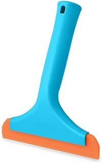 Squeegee for Shower Glass Door, Flexible Small Silicone Window Squeegee, All-Purpose Squeegee for Car Window,Windshield,Mirror,Household,Bathroom Cleaning with Non-Slip Handle,5.91in Blade