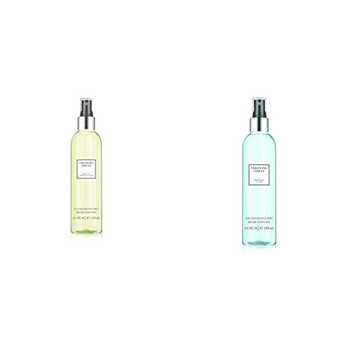 Vera Wang Embrace Body Mist Spray for Women, Green Tea & Pear Blossom, 8 Fluid Oz with Periwinkle and Iris Scent, 8 Ounce Body Mist Spray Passionate