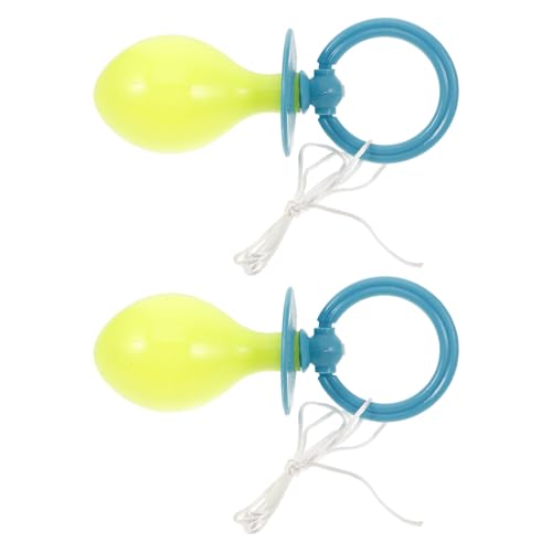 UKCOCO 2 Piezas Chupete Gigante Accesorio de Disfraz Reutilizable y Fácil de Limpiar de Plástico Azul para Adultos Adecuado para Fotomatón y Eventos Temáticos
