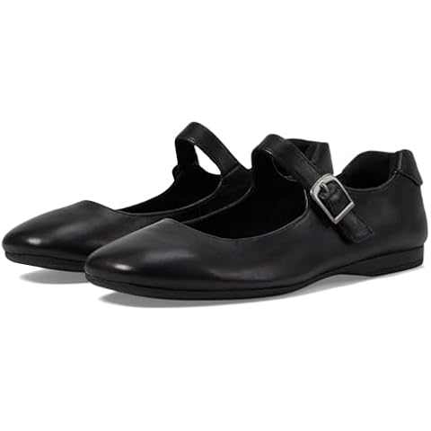Comfortiva Women's Kaylee Mary Jane Flat, Black, 8 Cover