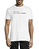 Keep It Classy Have A Vodka for Breakfast - Camiseta de algodón para hombre, S
