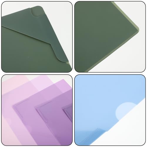 Lot de dossiers plastique rigides et imperméables pour archivage - 3