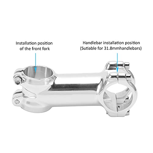 Attacco Manubrio Bici Argento Attacco Manubrio