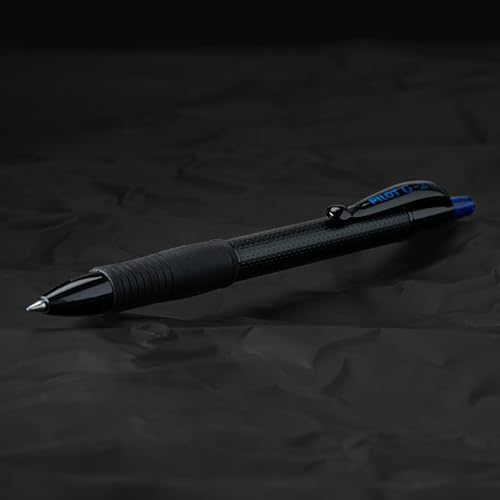 Stylos gel Pilot G2 Edge bleus 0,7 mm : pack de 8 rollers à pointe fine de qualité supérieure