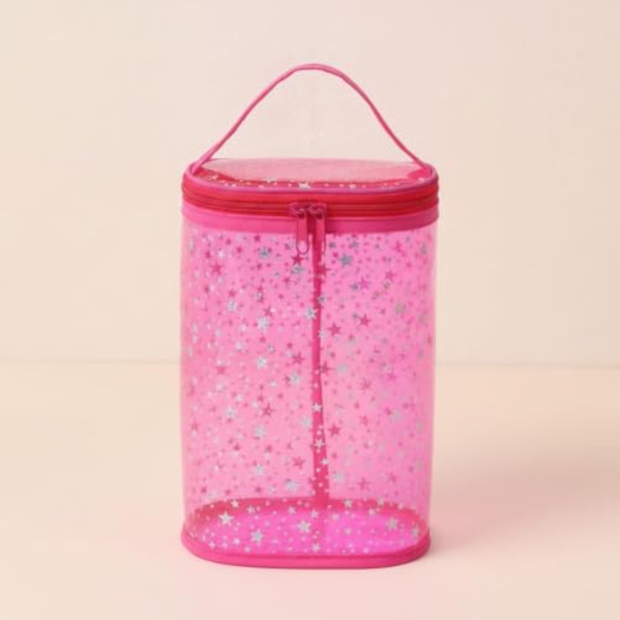 Waterproof Clear Makeup Bag with Handle, Lightweight Travel