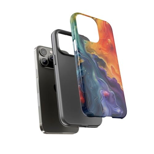 Coque iPhone 14 Pro Max abstraite rigide anti rayures